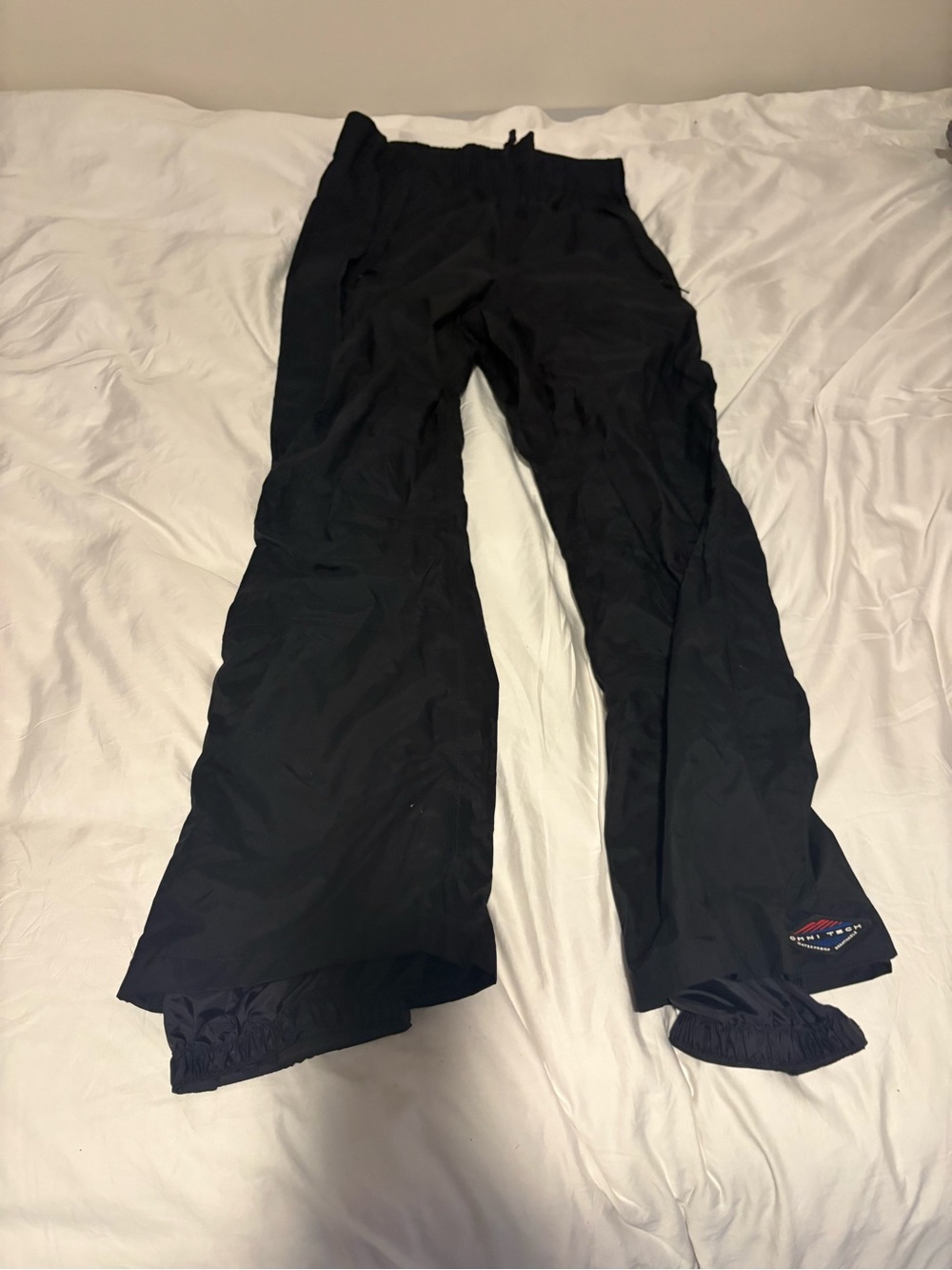 Columbia Black Snow Pants with Elastic Ankles